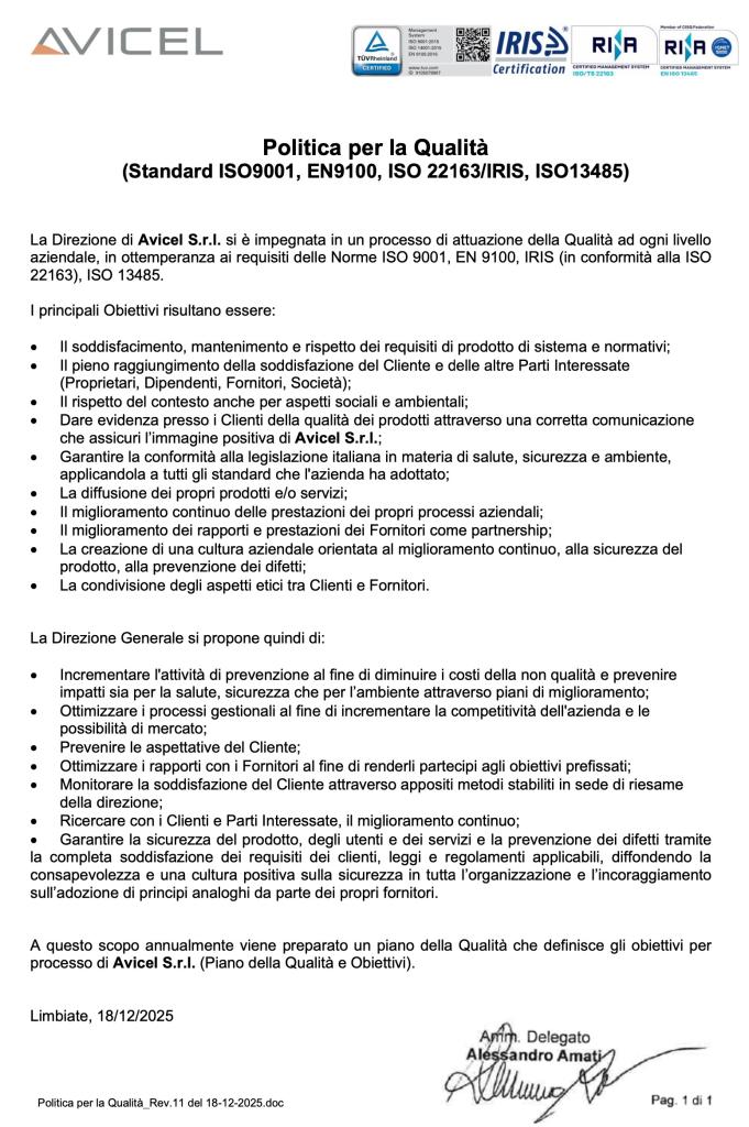 Politiche per la qualità